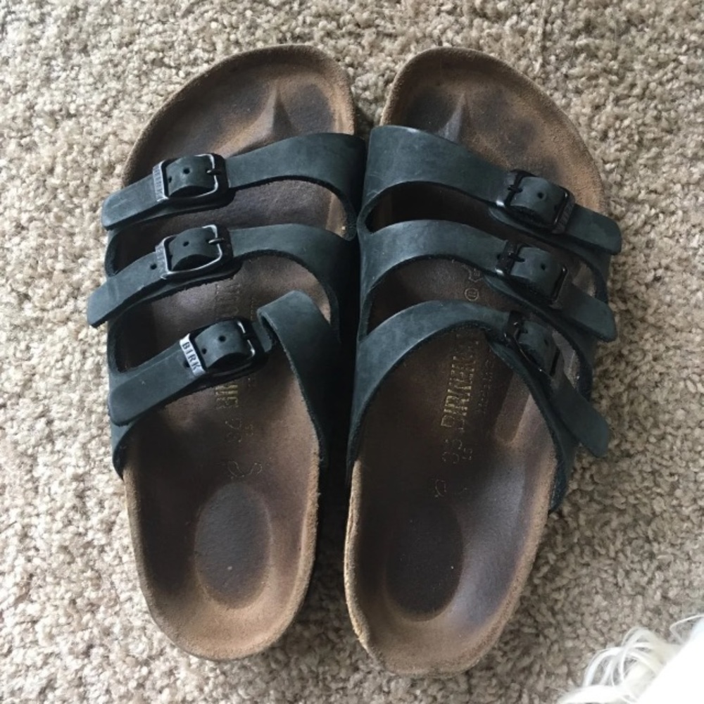Three strap Birkenstock’s